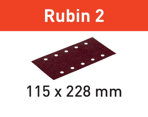 Festool Шлифовальные листы STF 115X228 P150 RU2/50 Rubin 2 499035