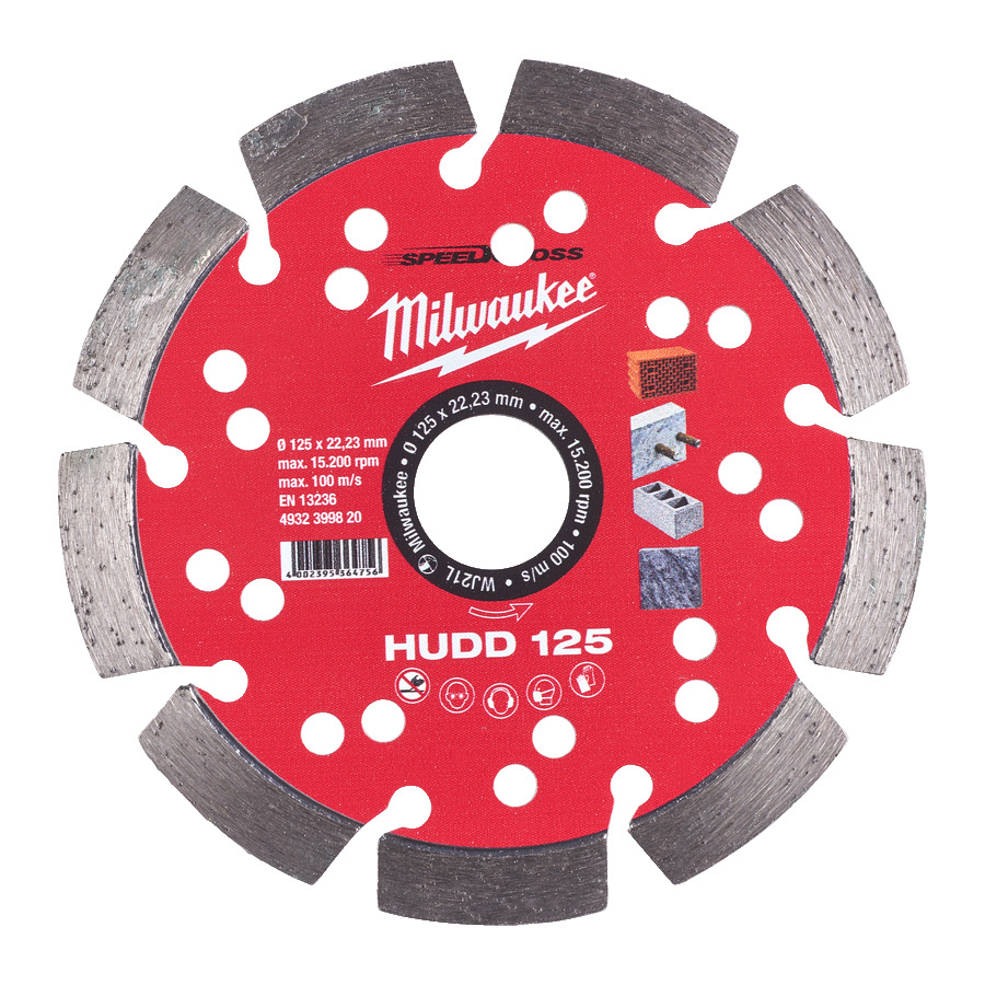 Диск алмазный MILWAUKEE SpeedCross HUDD 125 4932399820