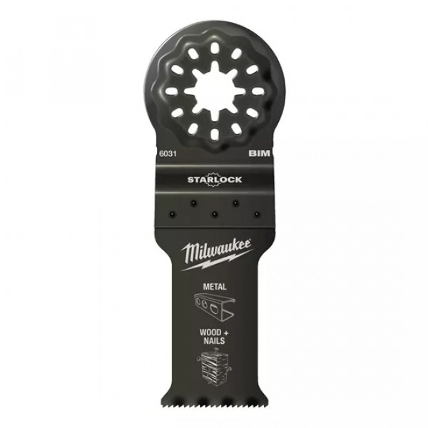 Полотно для мультитула MILWAUKEE Starlock L47x28мм, Bi-Metall 48906031