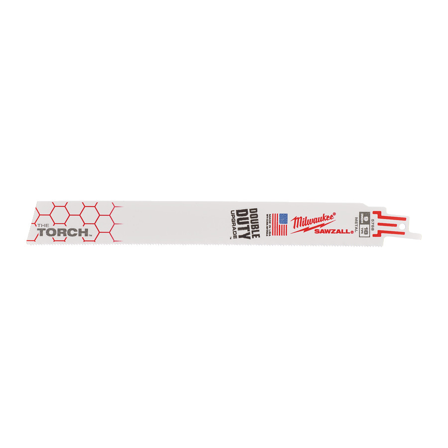 Полотно для сабельной пилы MILWAUKEE TORCH 230мм, 18Tpi, (25шт) 48008788