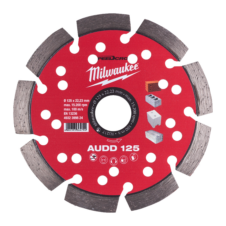 Диск алмазный MILWAUKEE SpeedCross AUDD 125 4932399824