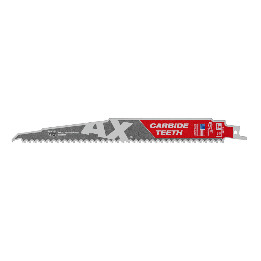 Полотно для сабельной пилы MILWAUKEE AX TCT 230мм, 5Tpi 48005226