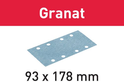 Festool Шлифовальные листы STF 93X178 P150 GR/100 Granat 498937