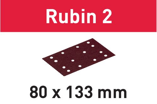 Festool Шлифовальные листы STF 80X133 P150 RU2/10 Rubin 2 499059