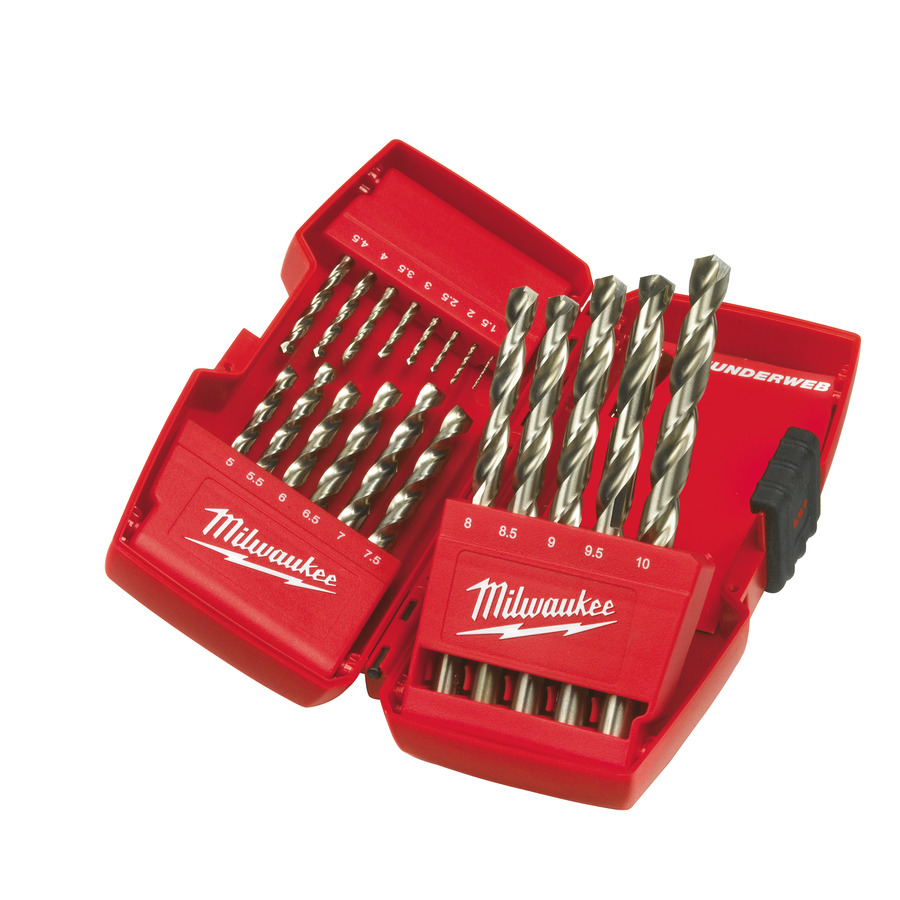 Набор свёрл по металлу MILWAUKEE Thunderweb HSS-G (19шт) 4932352374
