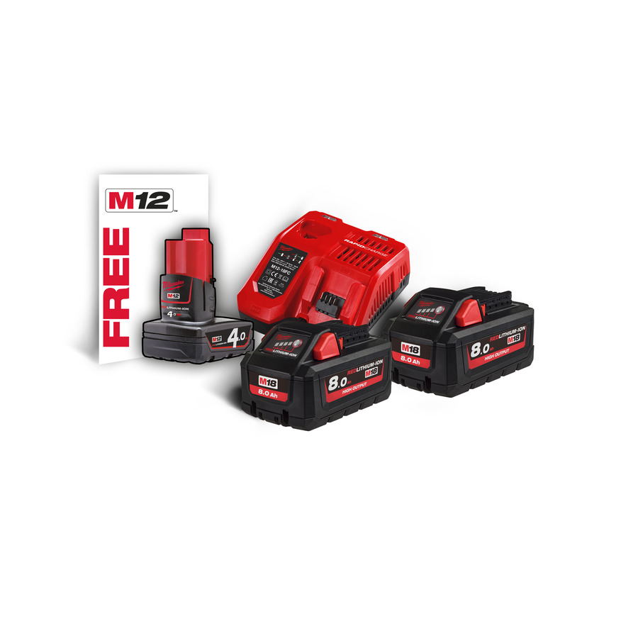 Энергокомплект MILWAUKEE M18 HNRG-802 4933471073