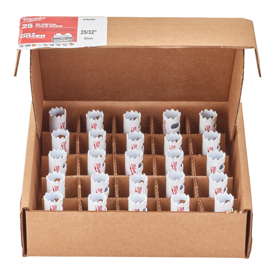 Биметаллическая коронка Holedozer Hole Dozer Holesaw - 20 mm - 25 pcs 49565091