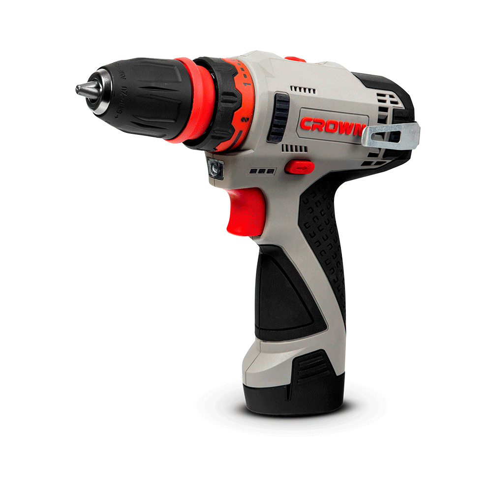 Дрель-шуруповерт аккумуляторная CROWN CT21072HQX-2 BMC