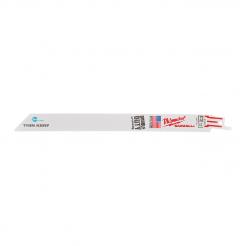 Полотно для сабельной пилы MILWAUKEE THIN KERF IH S1122EF 230мм, 18Tpi, (5шт) 48004188