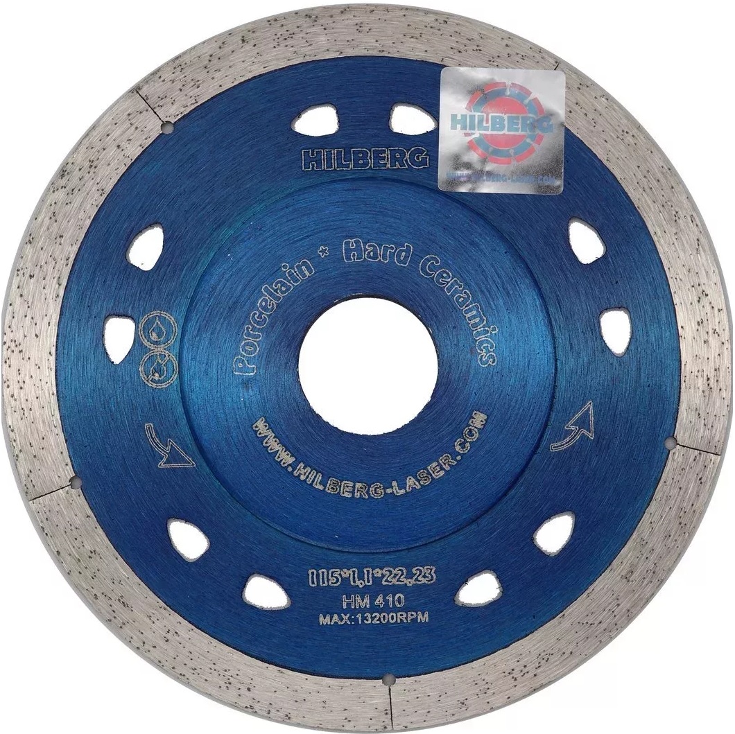 Диск алмазный отрезной 115*20*1.6 Hilberg Master Ceramic 1,6мм HM511