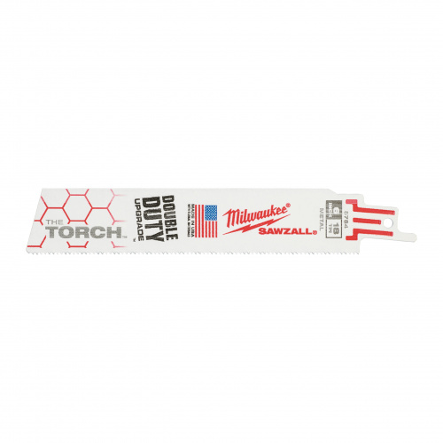 Полотно для сабельной пилы MILWAUKEE TORCH 150мм, 18Tpi, (5шт) 48005784
