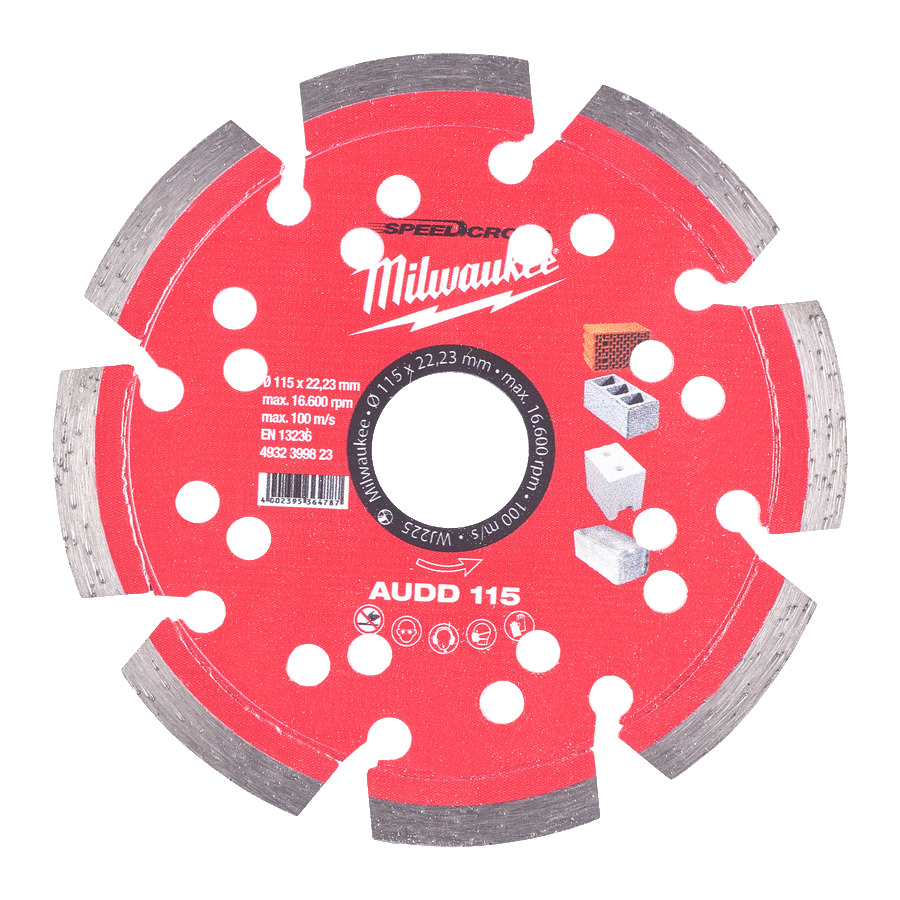 Диск алмазный MILWAUKEE SpeedCross AUDD 115 4932399823