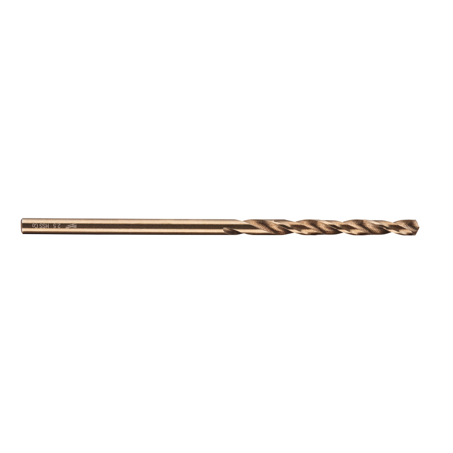 Сверло по металлу MILWAUKEE Red Cobalt HSS-G Co5%  D2.5x57мм (2шт) 4932363251