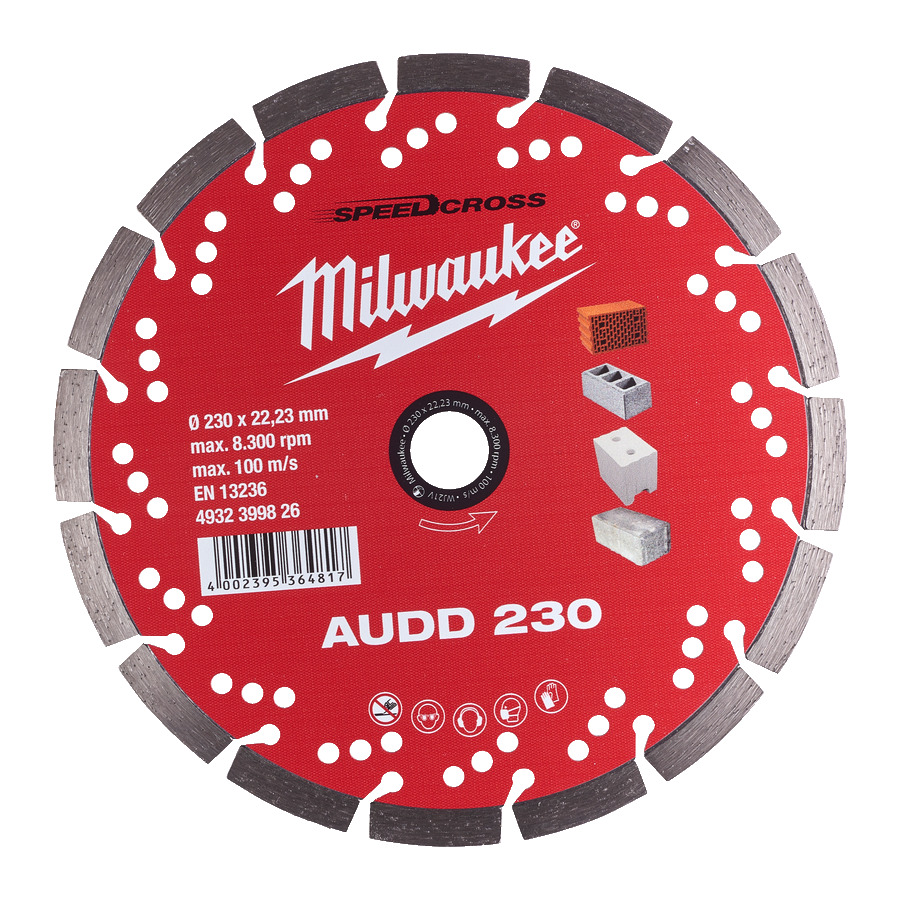 Диск алмазный MILWAUKEE SpeedCross AUDD 230 4932399826