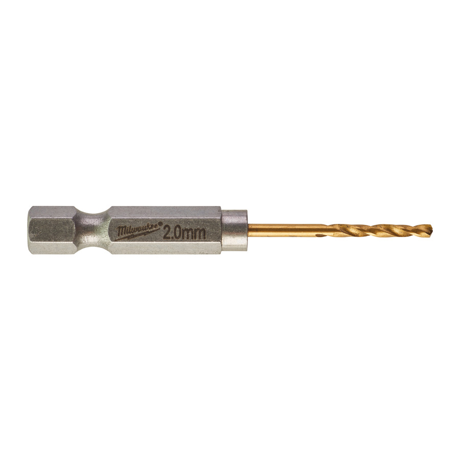Сверло по металлу MILWAUKEE Red Hex HSS-G TiN  D2.0мм (2шт) 48894703