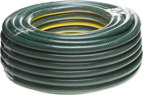 GRINDA STANDARD, 1/2″, 25 м, 20 атм, трёхслойный, армированный, поливочный шланг (429000-1/2-25)