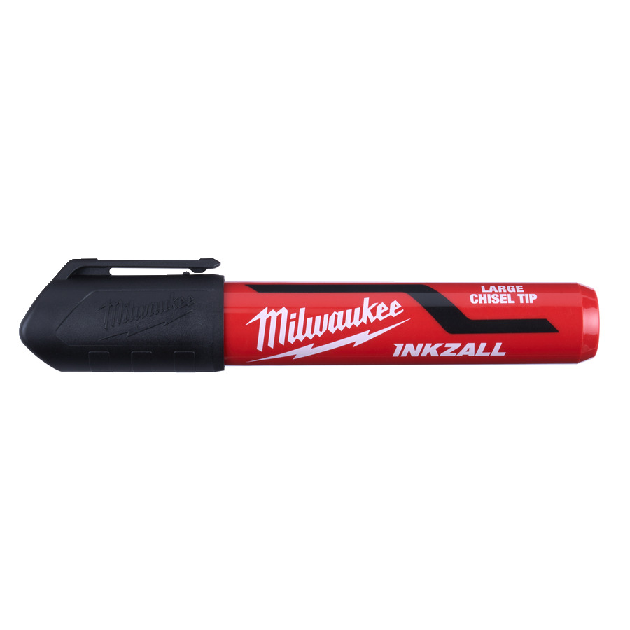 Маркер строительный большой  MILWAUKEE (3шт), черный, 6.2мм 4932471554