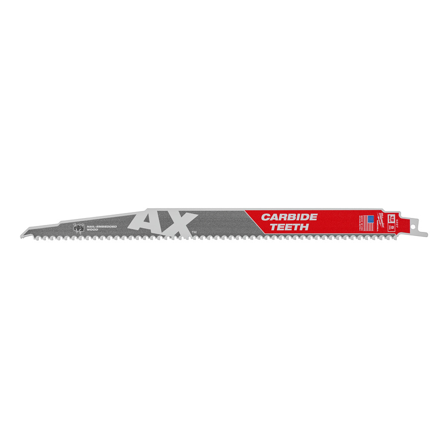 Полотно для сабельной пилы MILWAUKEE AX TCT 300мм, 5Tpi (5шт) 48005527