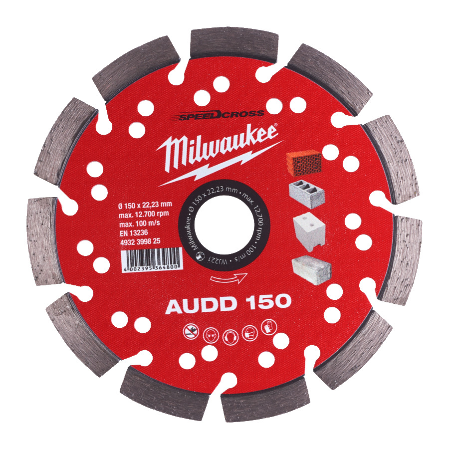 Диск алмазный MILWAUKEE SpeedCross AUDD 150 4932399825