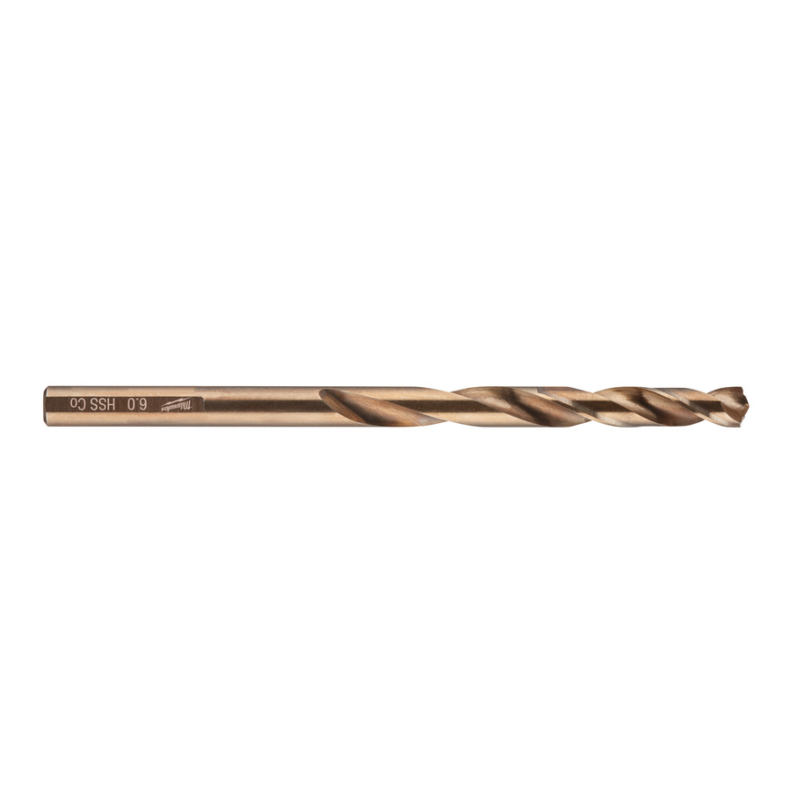 Сверло по металлу MILWAUKEE Red Cobalt HSS-G Co5%  D6.0x93мм 4932363268