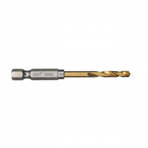 Сверло по металлу MILWAUKEE Red Hex HSS-G TiN  D4.0мм (2шт) 48894708