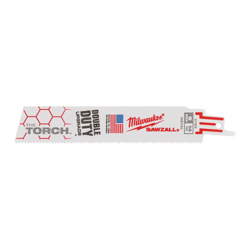 Полотно для сабельной пилы MILWAUKEE TORCH 150мм, 14Tpi, (5шт) 48005782