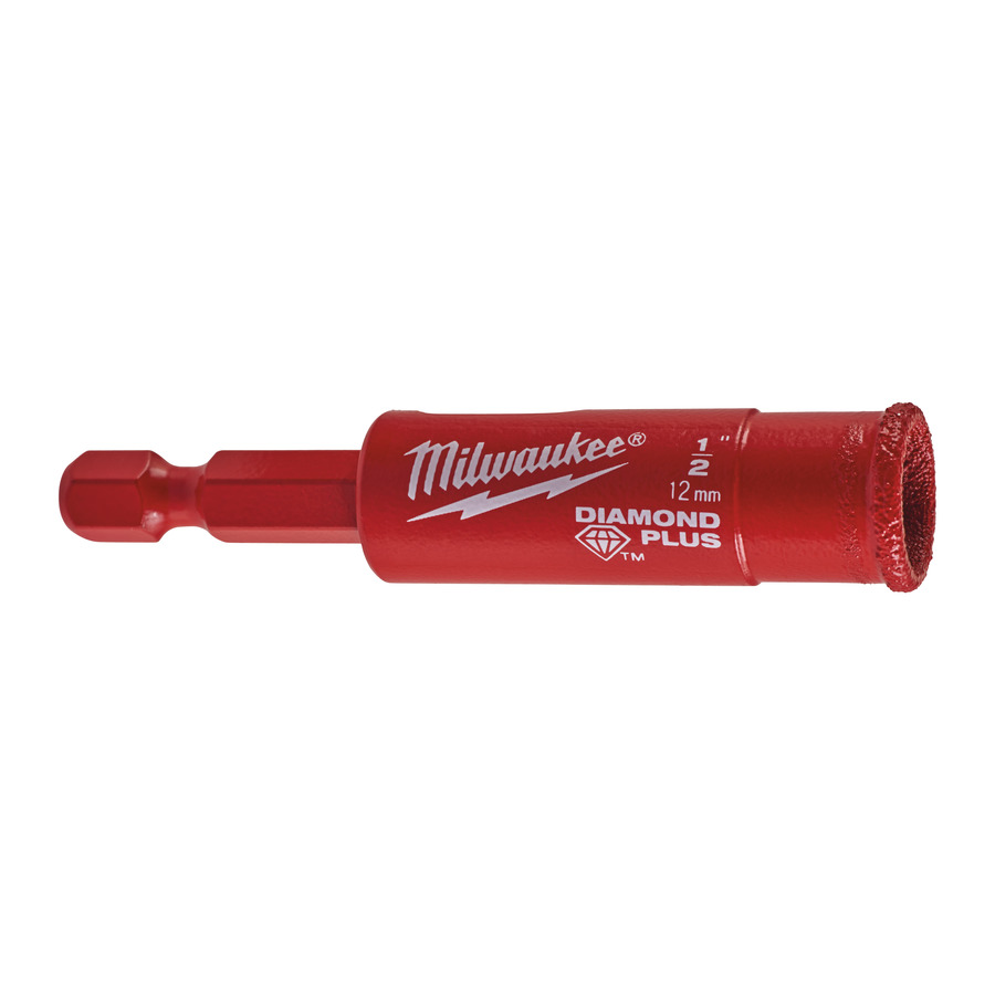 Коронка алмазная MILWAUKEE Diamond Plus HEX(1/4") 12мм 49560511