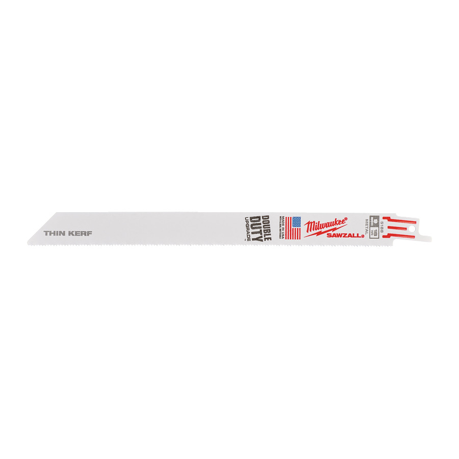 Полотно для сабельной пилы MILWAUKEE THIN KERF S1122EF 230мм, 18Tpi, (50шт) 48016188