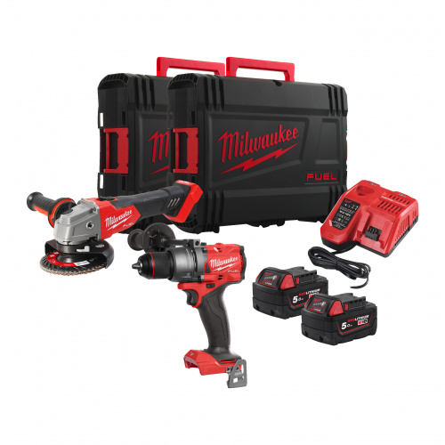 Набор инструментов MILWAUKEE M18 FPP2E3-502X (Шуруповерт + УШМ) 4933492516