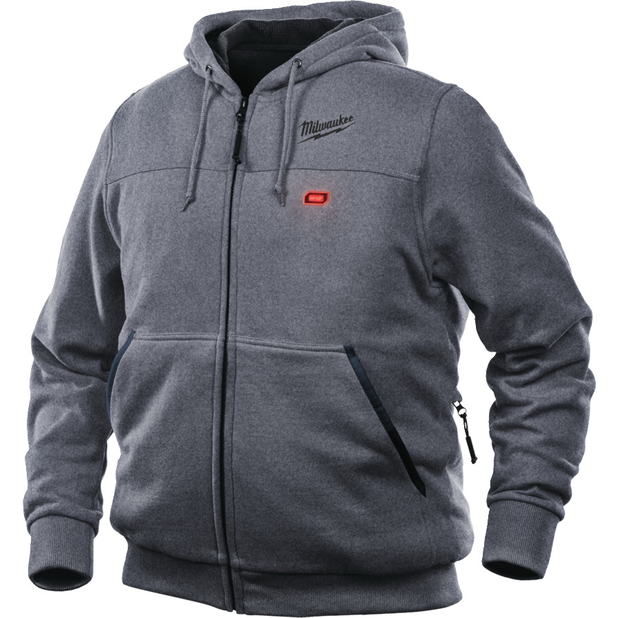 Мужская толстовка с подогревом M12 HH GREY3-0 (2XL) 4933464356