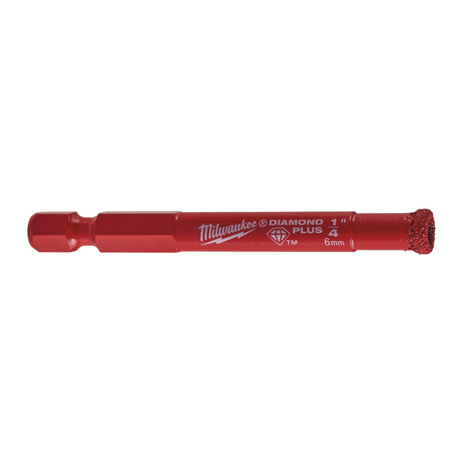 Коронка алмазная MILWAUKEE Diamond Plus HEX(1/4")  6мм 49560505