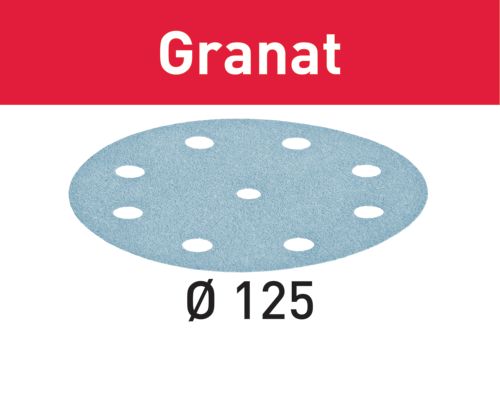 Festool Шлифовальные круги STF D125/8 P150 GR/100 Granat 497170