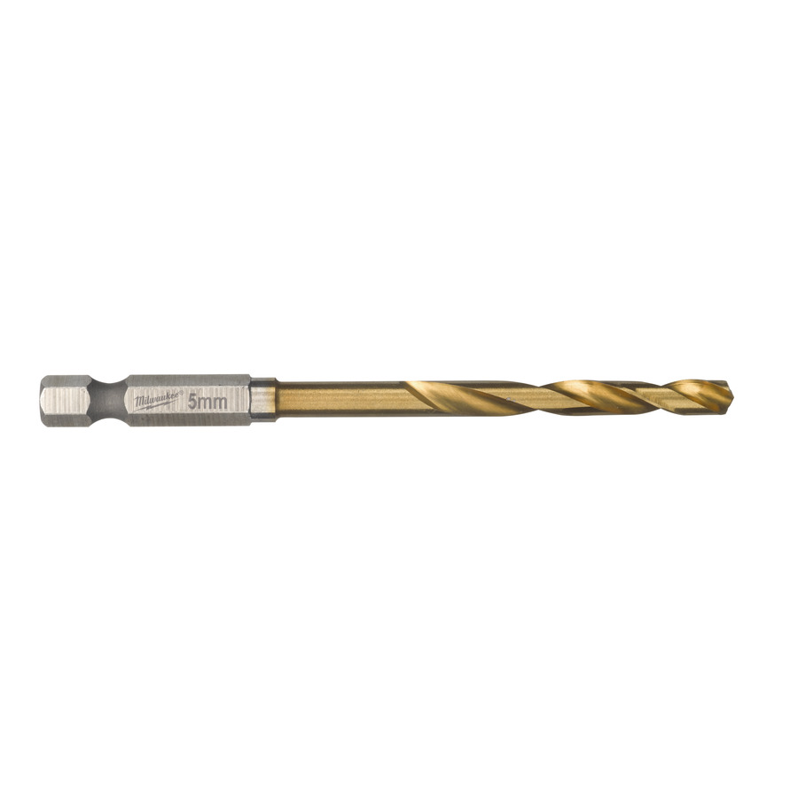 Сверло по металлу MILWAUKEE Red Hex HSS-G TiN  D5.0мм 48894712