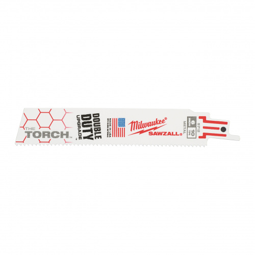 Полотно для сабельной пилы MILWAUKEE TORCH 150мм, 10Tpi, (5шт) 48005712