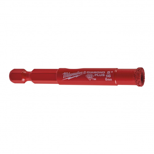 Коронка алмазная MILWAUKEE Diamond Plus HEX(1/4")  8мм 49560507