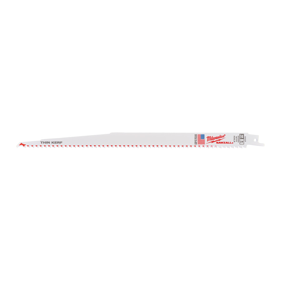 Полотно для сабельной пилы MILWAUKEE THIN KERF S1411DF 300мм, 5Tpi (5шт) 48005037