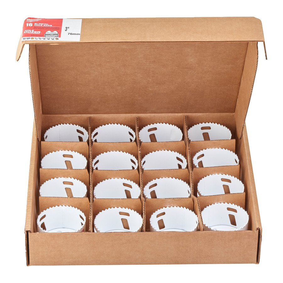 Биметаллическая коронка Holedozer Hole Dozer Holesaw - 76 mm - 16 pcs 49565180