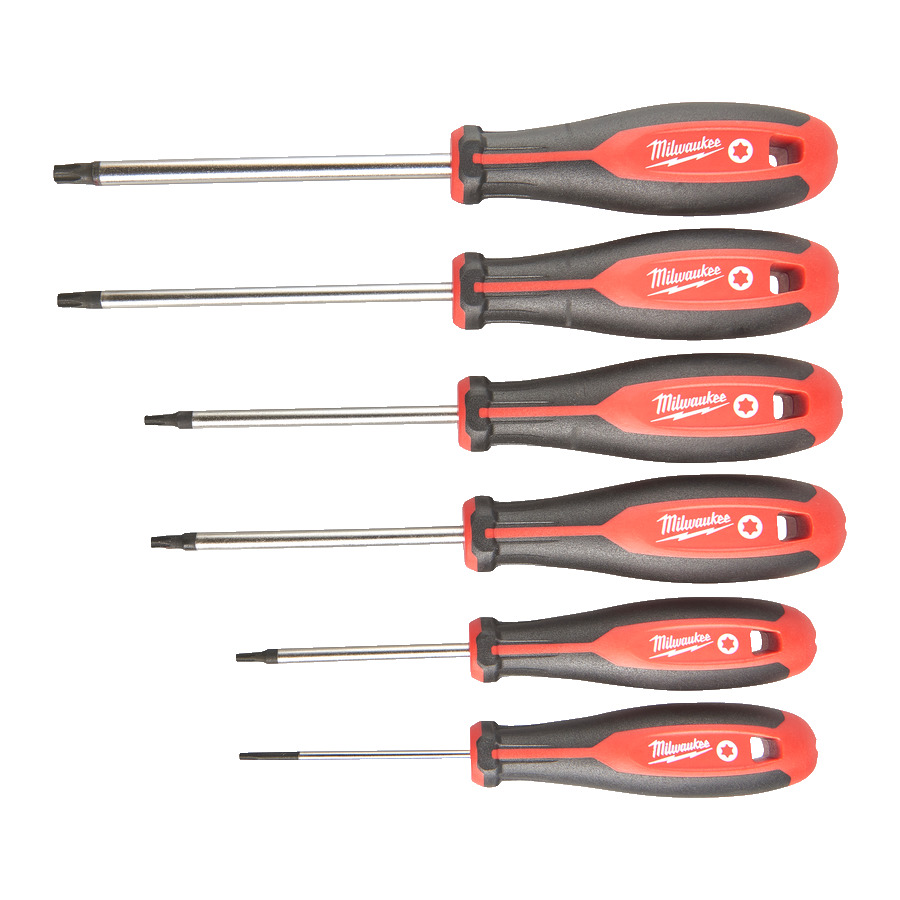 Набор отвёрток MILWAUKEE Tri-lobe (6шт) Torx 4932471809