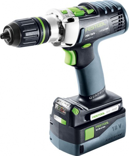 Festool Аккумуляторная ударная дрель-шуруповёрт PDC 18/4 Li 5,2-Plus-SCA QUADRIVE 574918